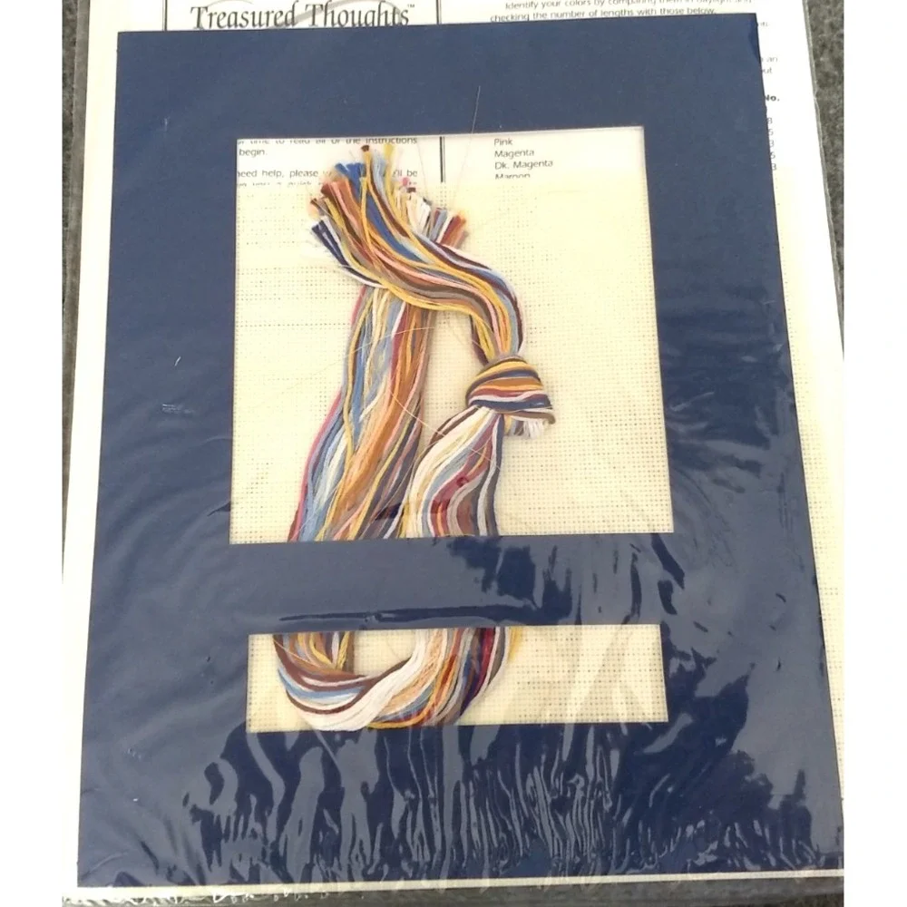 Dimensions Counted Cross Stitch Kit 1997 Guardian Angel Treasured Thoughts 72430